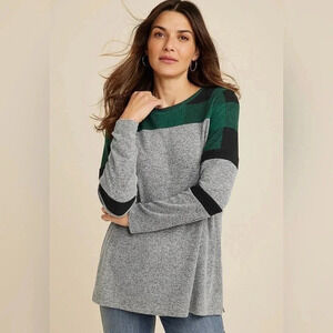 Heritage Buffalo Plaid Mixer Tee, Size Small